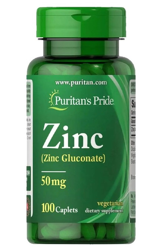 zinc gluconate 50 mg 100 tablet